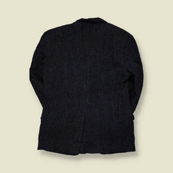 1980s | Harris Tweed | Blazer | Navy Multicolour Check - M