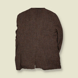 1980s | Harris Tweed | Blazer | Brown Multicolour Check - L