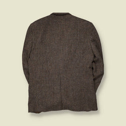 1980s | Harris Tweed | Blazer | Brown Grey Check - L