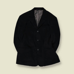 1990s | Angelo Litrico | Corduroy Blazer | Black - XL