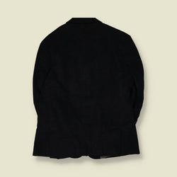 1990s | Angelo Litrico | Corduroy Blazer | Black - XL