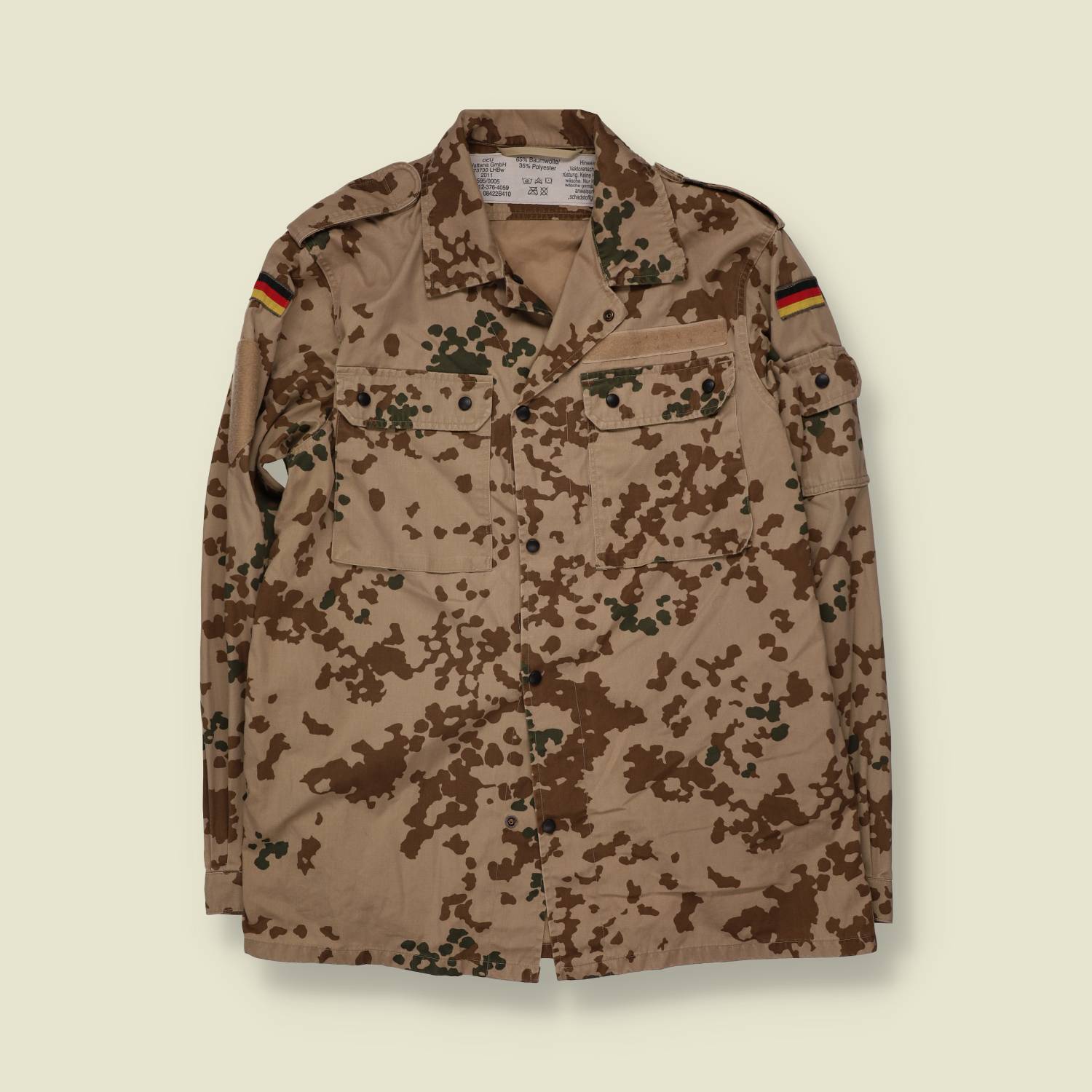 2011 | German Army | Desert Camo Field Shirt - M