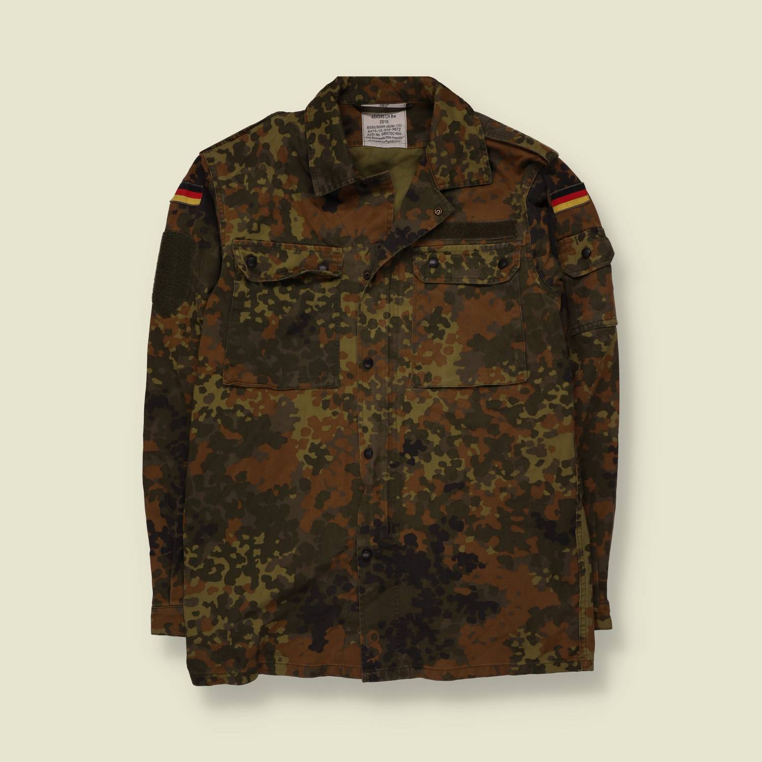 2010 | German Army | Flecktarn Camo Field Shirt - M