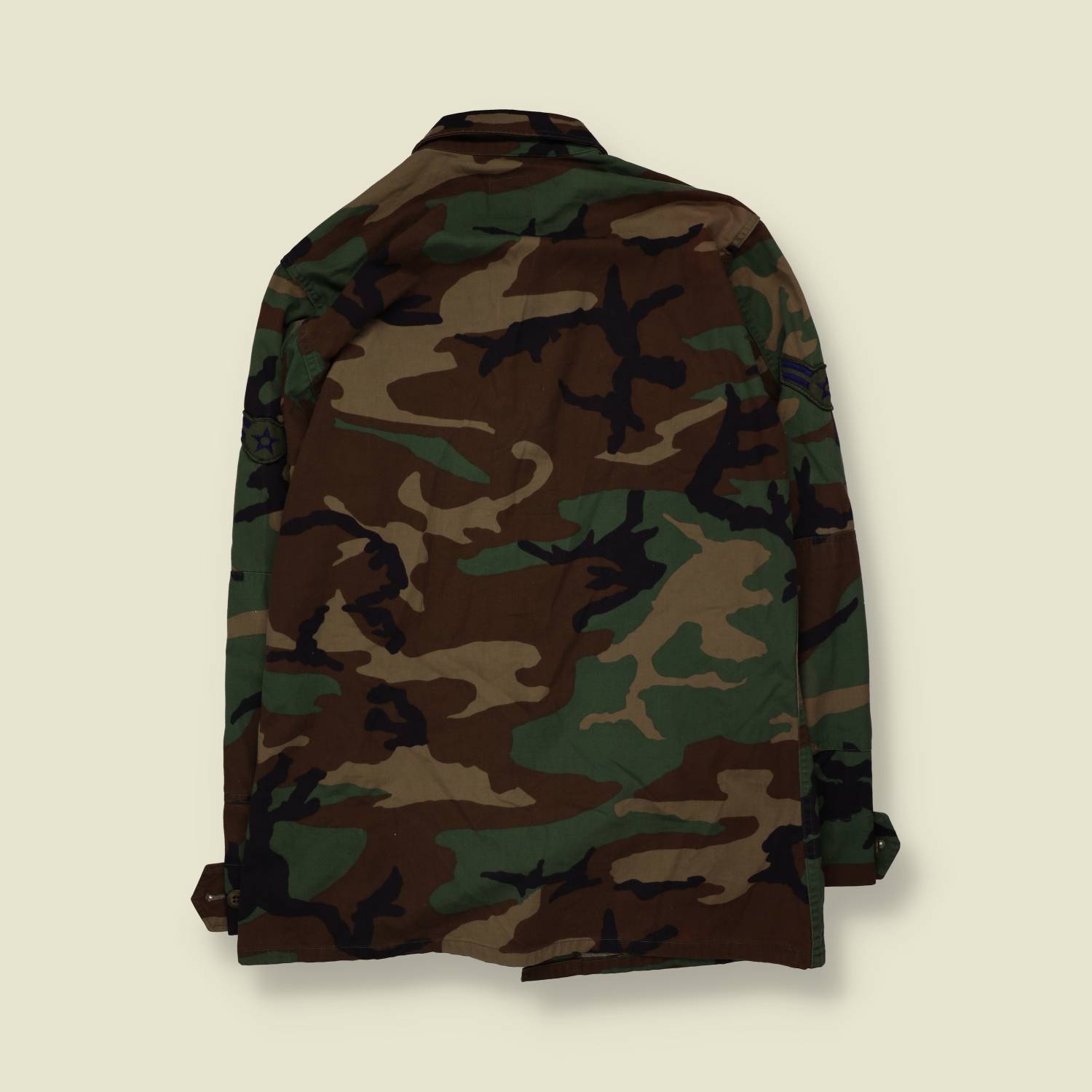 2001 | U.S. Air Force | Woodland Camo BDU Shirt Jacket - L