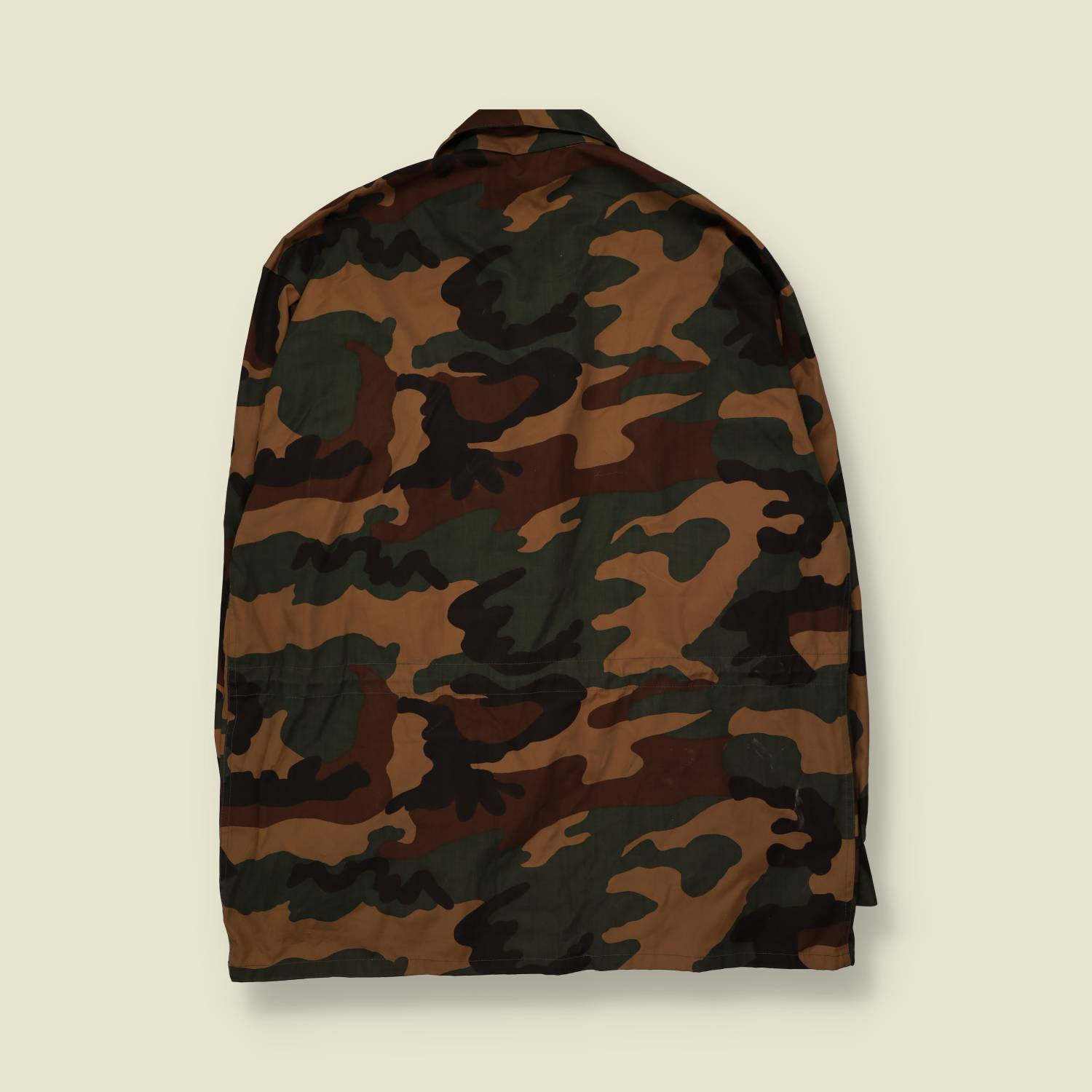 2000s | Woodland Camo Shirt Jacket - XXL
