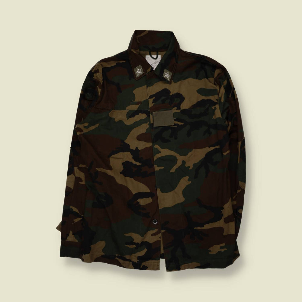 1993 | Italian Army | Woodland Camo Field Shirt - L