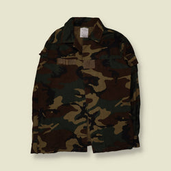 1994 | Italian Army | Woodland Camo BDU Shirt Jacket - M