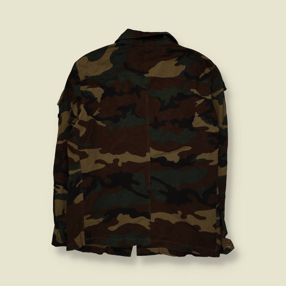 1994 | Italian Army | Woodland Camo BDU Shirt Jacket - M