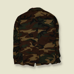 1993 | Italian Army | Woodland Camo Shirt Jacket - S