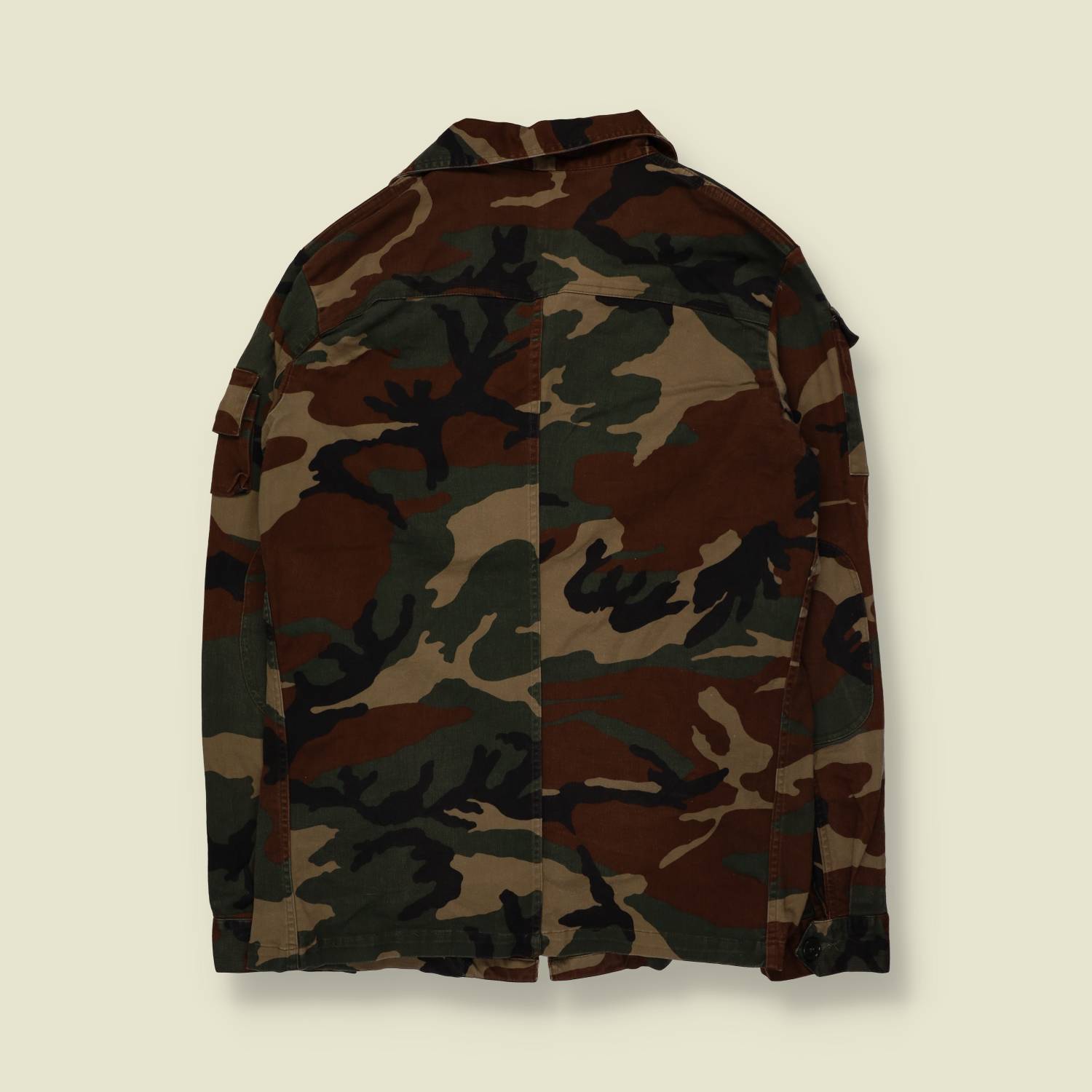 2001 | Italian Army | Woodland Camo Shirt Jacket - S