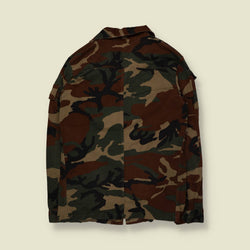 2001 | Italian Army | Woodland Camo Shirt Jacket - S