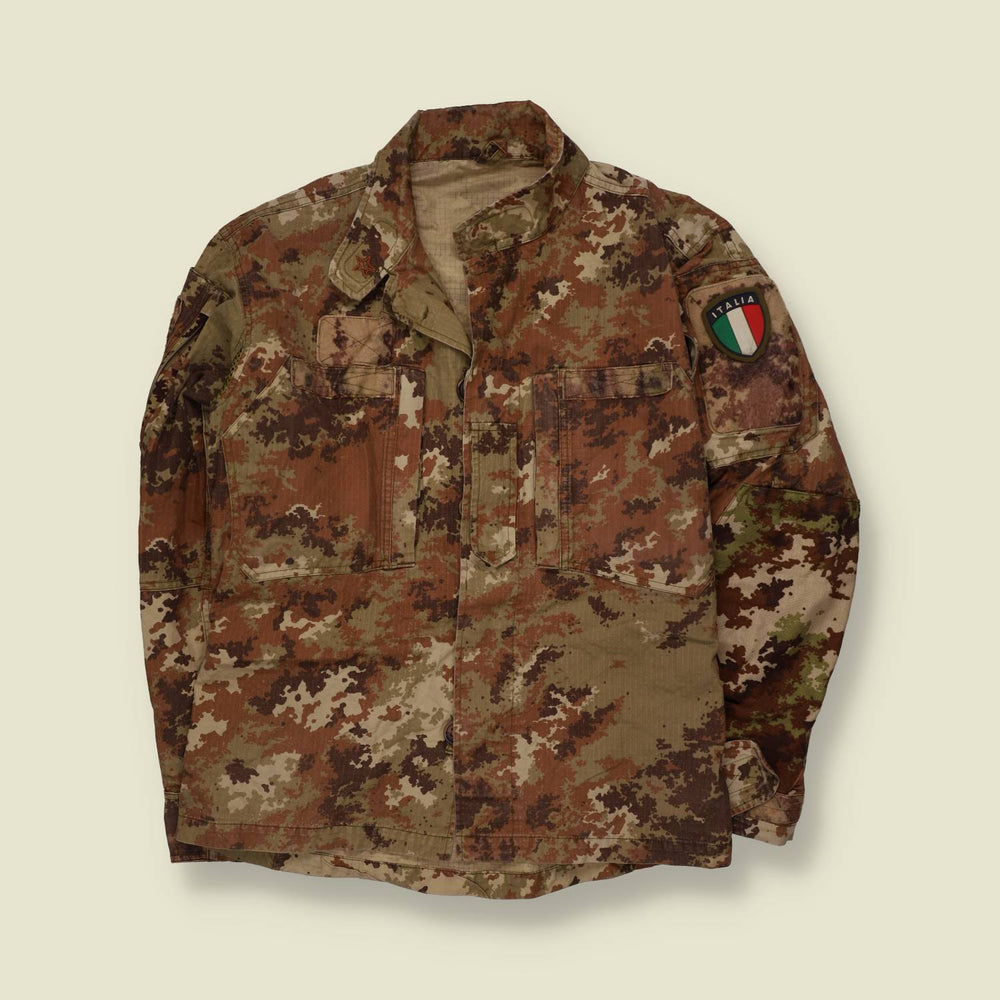 2000s | Italian Army | Vegetato Camo Shirt Jacket - S