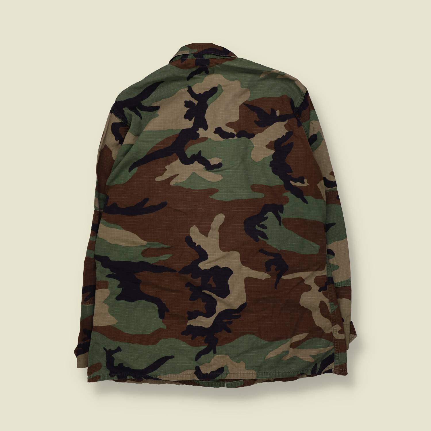 2001 | US Army | Woodland Camo BDU Shirt Jacket - L