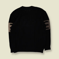1980s | Carlo Colucci | Knit Jumper | Black - XXL
