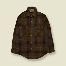 1950s | Peters | Wool Shirt | Ancient Cameron Tartan - M