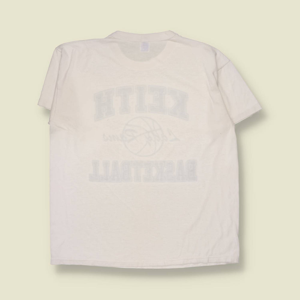 1980s | Russell Athletic | Keith Lady Rams Basketball T-Shirt | White - L