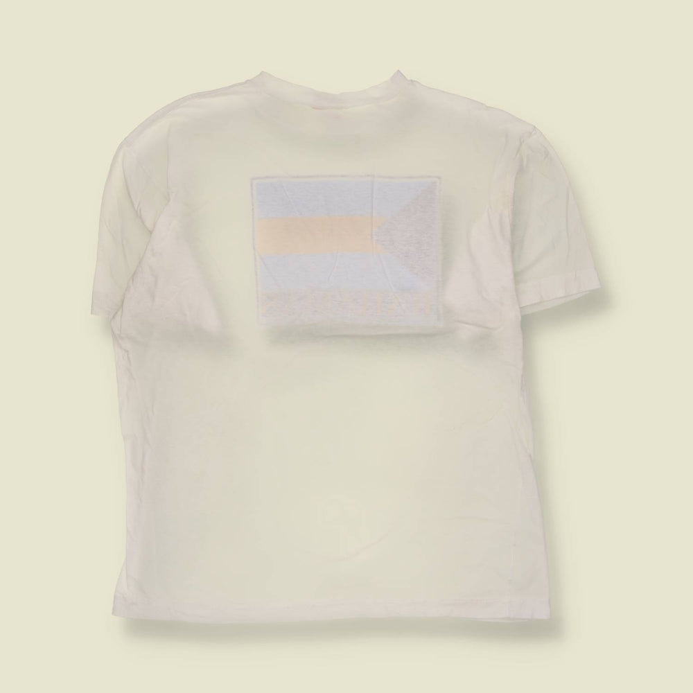1980s | Souvenir | Bahamas Flag T-Shirt | White - L