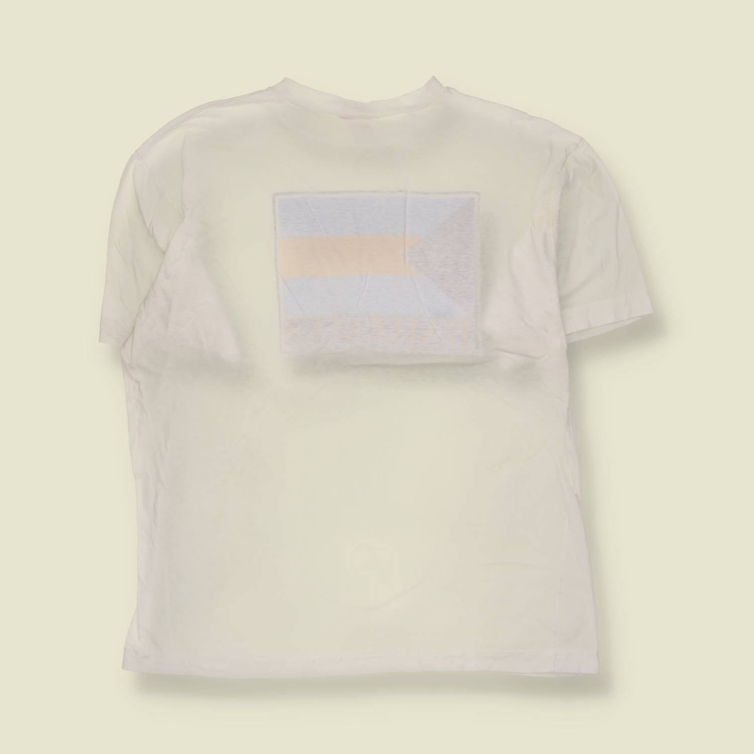 1980s | Souvenir | Bahamas Flag T-Shirt | White - L