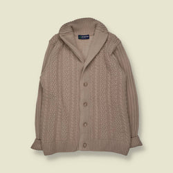 1990s | Wampum | Cardigan | Oatmeal - M