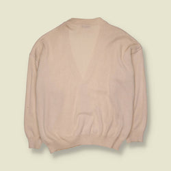 1980s | Ferrante | Cardigan | Cream | Made in Italy - XXL