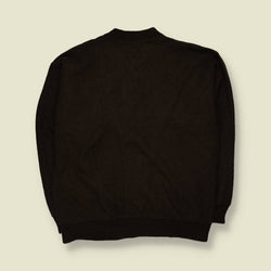 1980s | Lucnou | Cardigan | Dark Brown | Made in Italy - XL