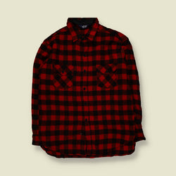 1990s | Woolrich | Shirt | Red/Black Buffalo Check | Made in USA - XXL