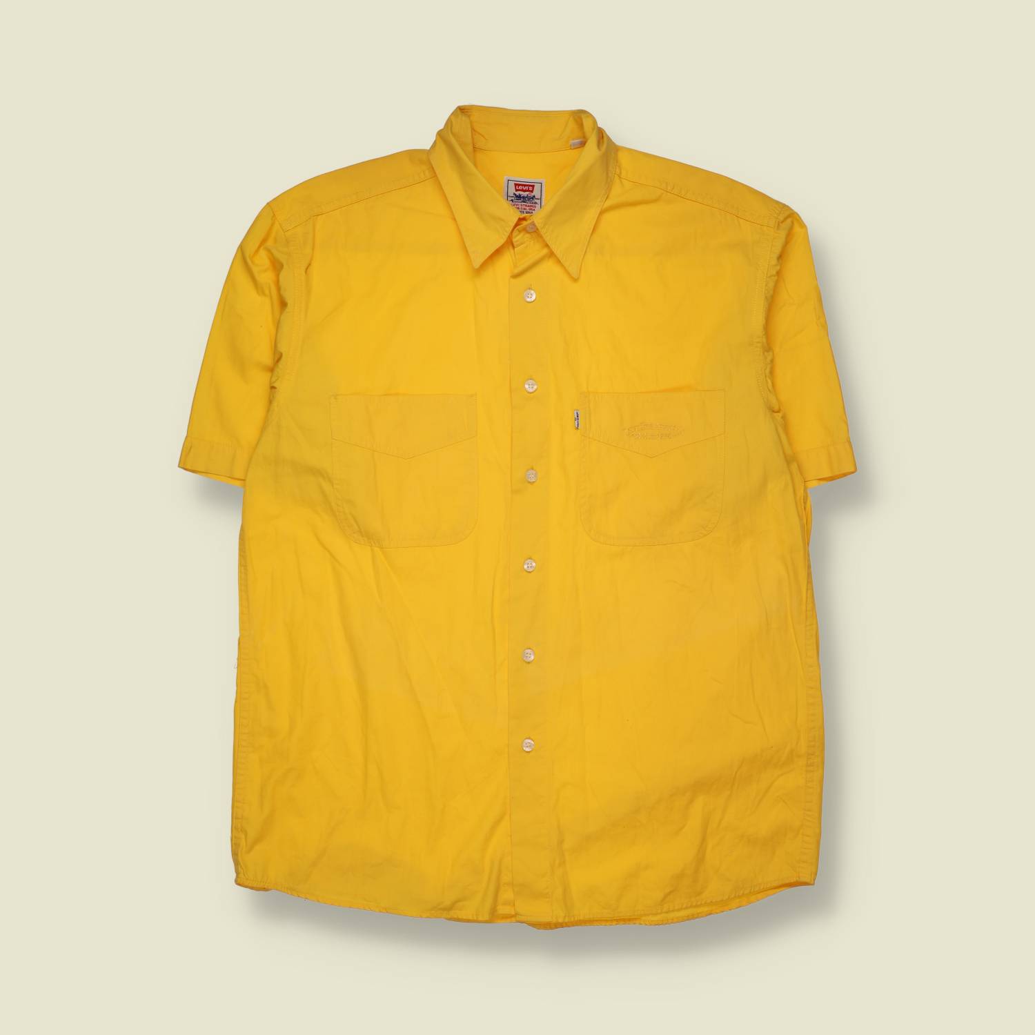 1980s | Levi's | Shirt | Yellow - L