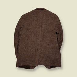 1980s | Harris Tweed | Blazer | Brown - L