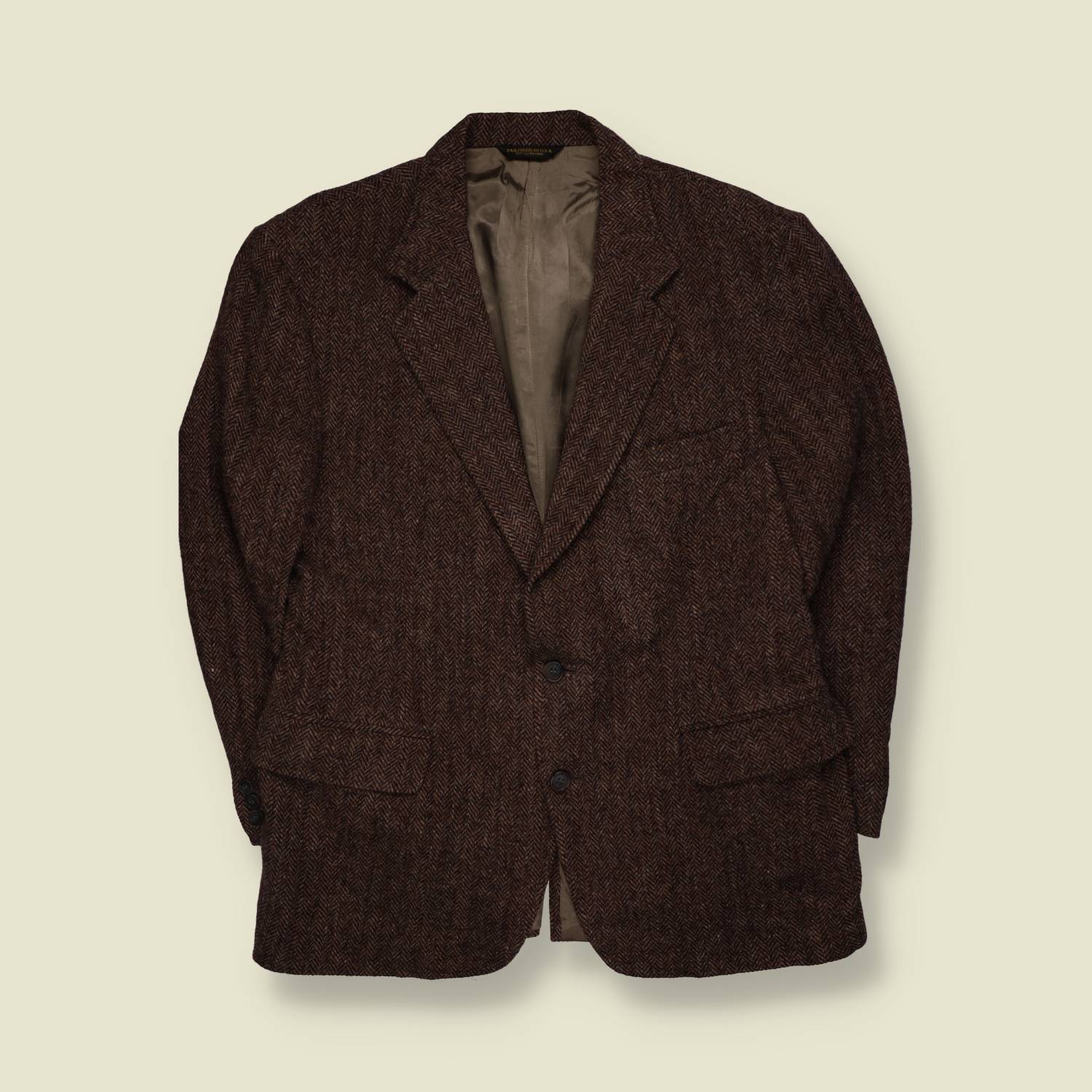 1980s | Harris Tweed | Blazer | Dark Brown - M