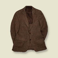 1970s | Harris Tweed | Blazer | Brown - S