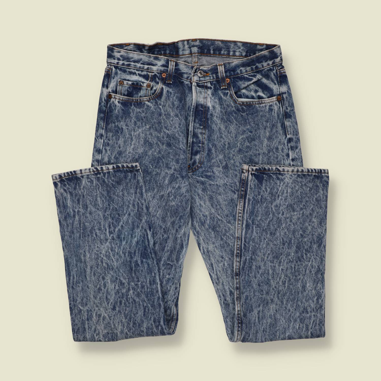 1980s | Levi's 501 | Jeans | Acid Wash | Made in USA - w32