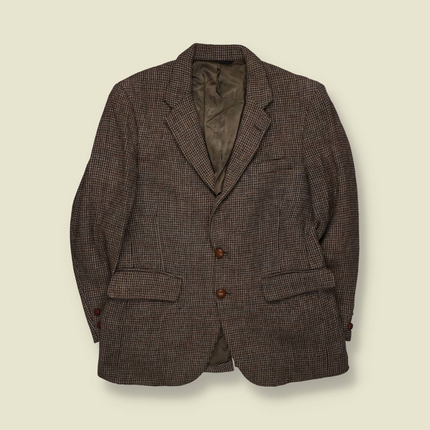 1970s | Harris Tweed | Blazer | Brown - M