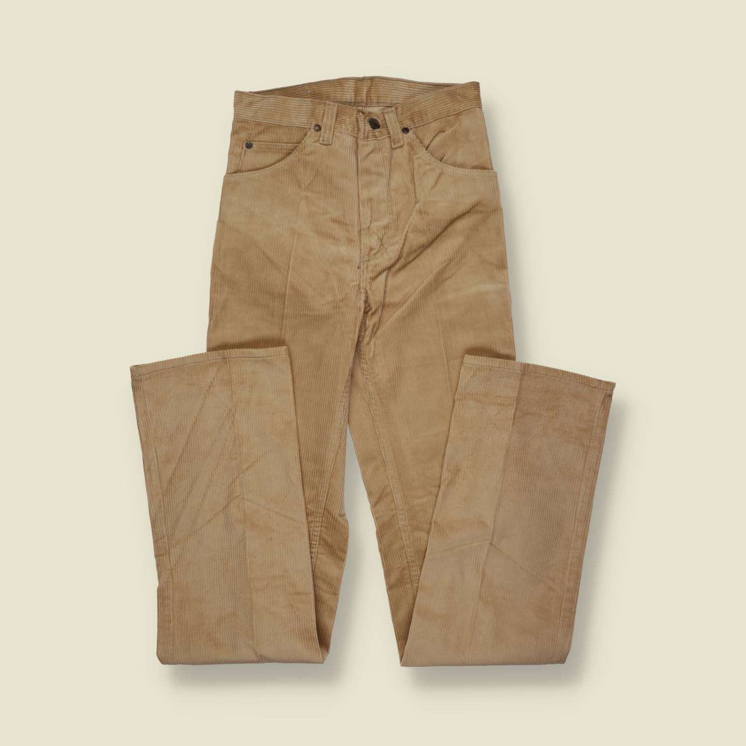 1970s | Wrangler | Deadstock Corduroy Jeans – Sand Beige - W26