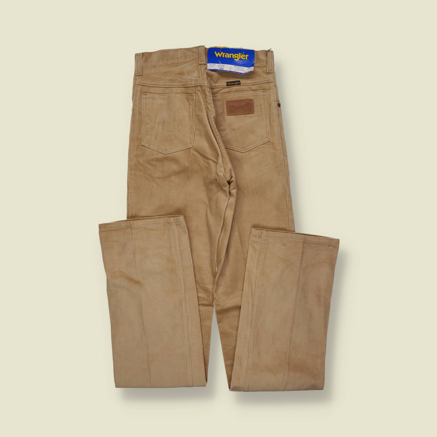1970s | Wrangler | Deadstock Corduroy Jeans – Sand Beige - W26