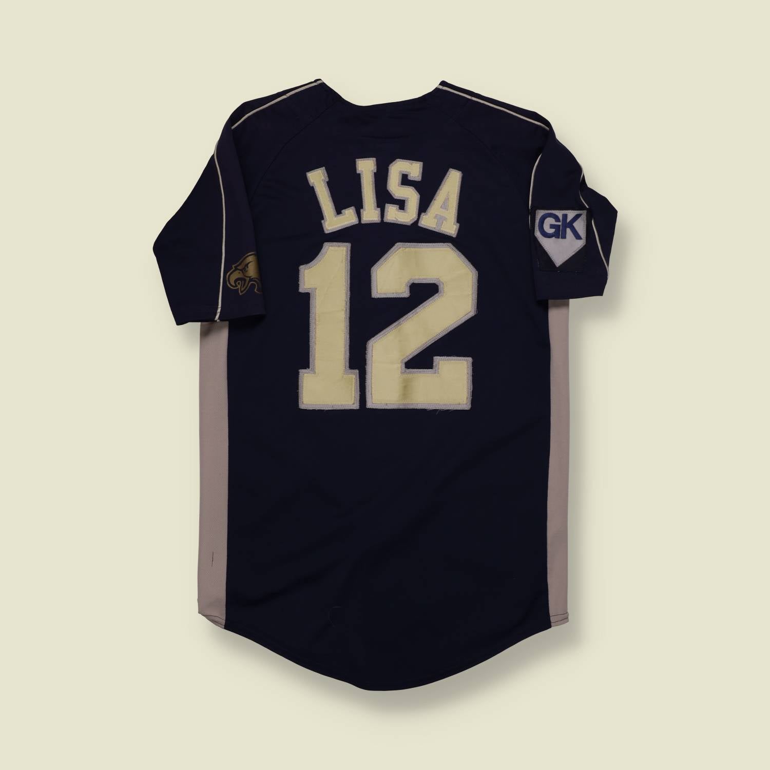 1980s | Team World | Bethpage Baseball Jersey – Navy/Grey - S
