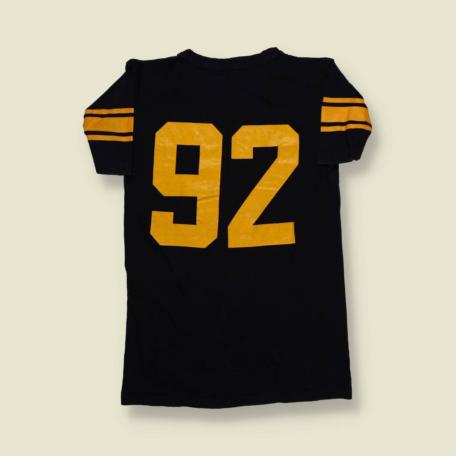 1970s | Champion | Wake Forest Ringer Tee – Black/Gold – S