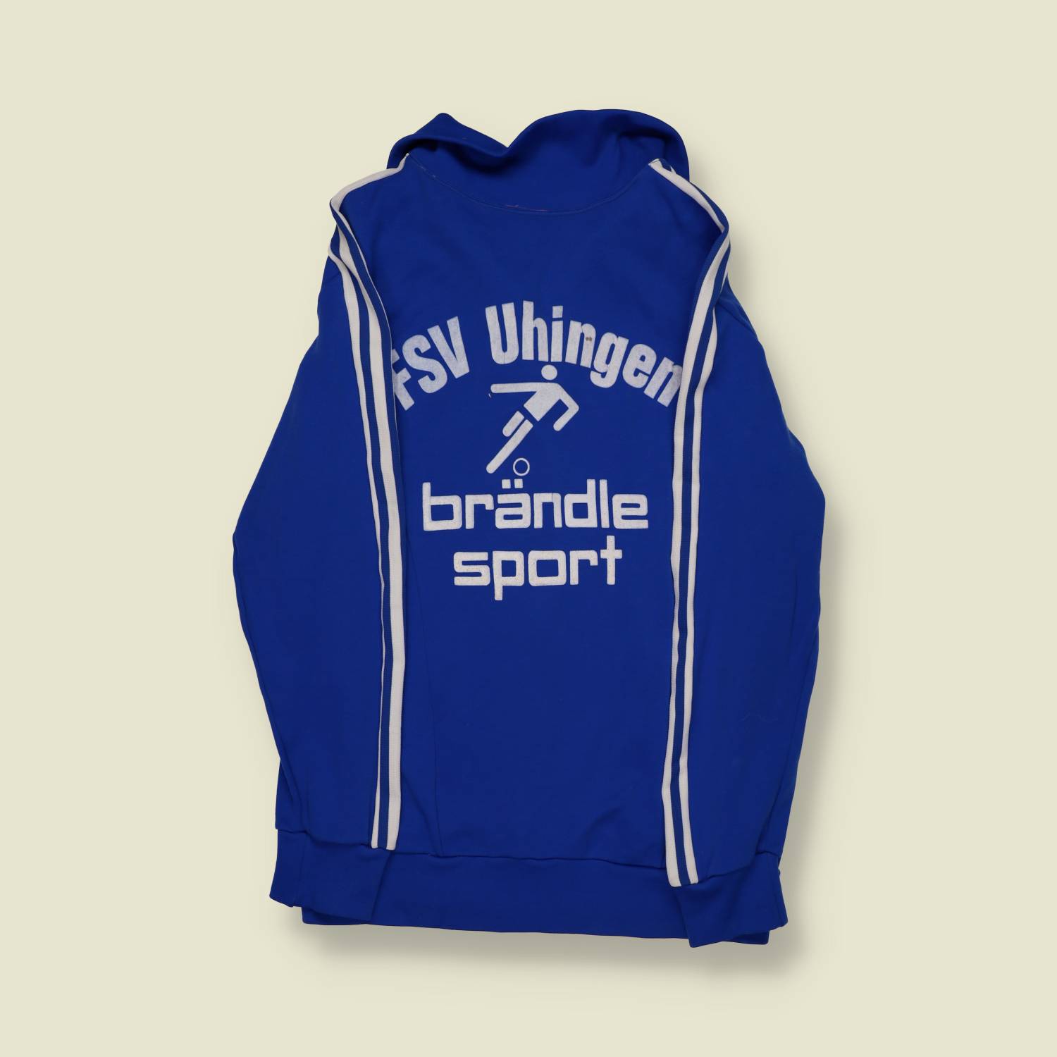 1970s | Adidas | Numbered Track Top “17” – Royal Blue/White – XS