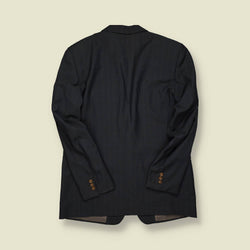 1990s | Yves Saint Laurent | Pinstripe Blazer – Grey - S