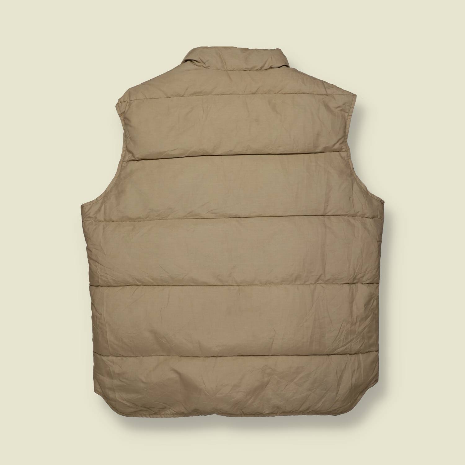 1990s | Woolrich | Down Gilet – Khaki/Navy - M