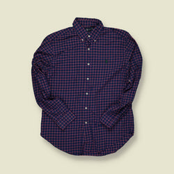 1990s | Ralph Lauren | Tartan Check Shirt – Navy/Red/Green - M