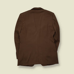 1970s–1980s | Tailored Blazer | Brown - L
