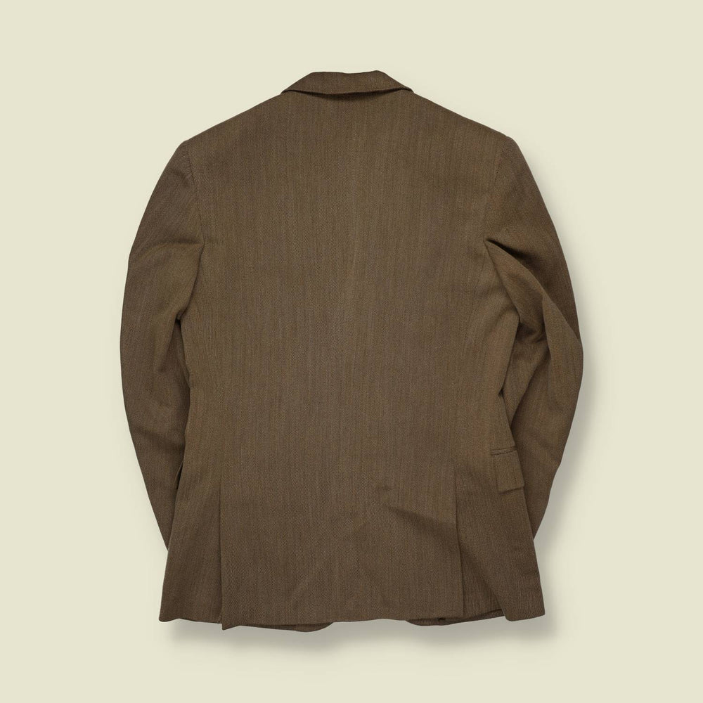 1980s | Norton & Wilar | Tailored Blazer | Brown | Made In Italy - S