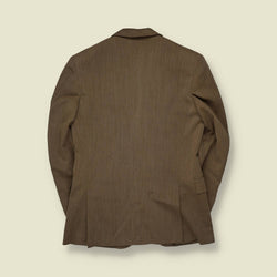 1980s | Norton & Wilar | Tailored Blazer | Brown | Made In Italy - S