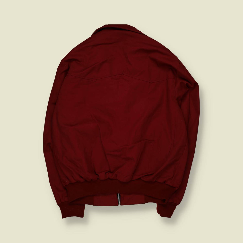 1990s | Made In England | Harrington Jacket | Red - XXXL