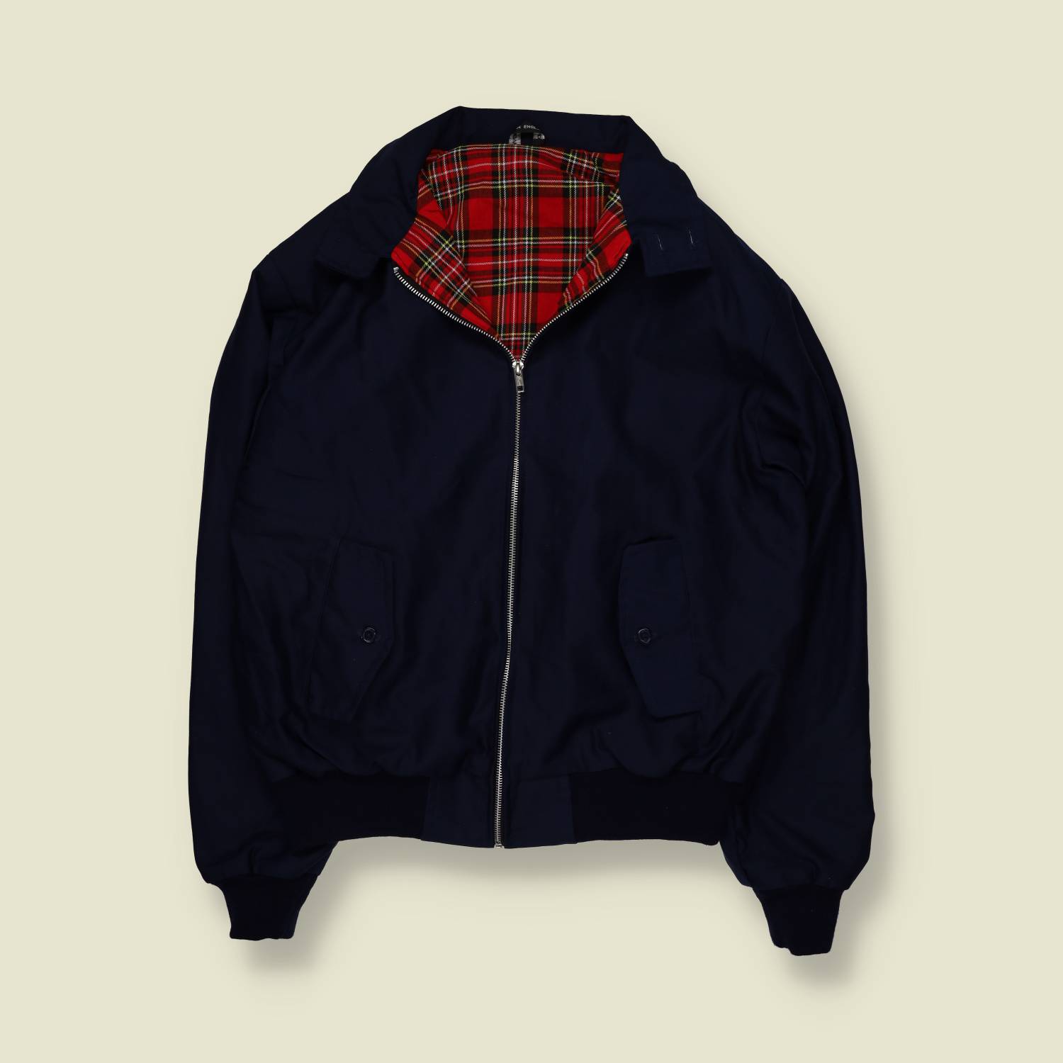 1990s | Made In England | Harrington Jacket | Navy - L