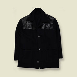 1990s | Made In England | Donkey Jacket | Black - S