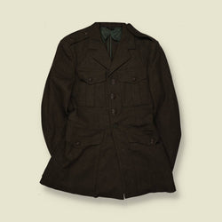 1980s | 1940s Reproduction Military Service Jacket | Olive - XXS
