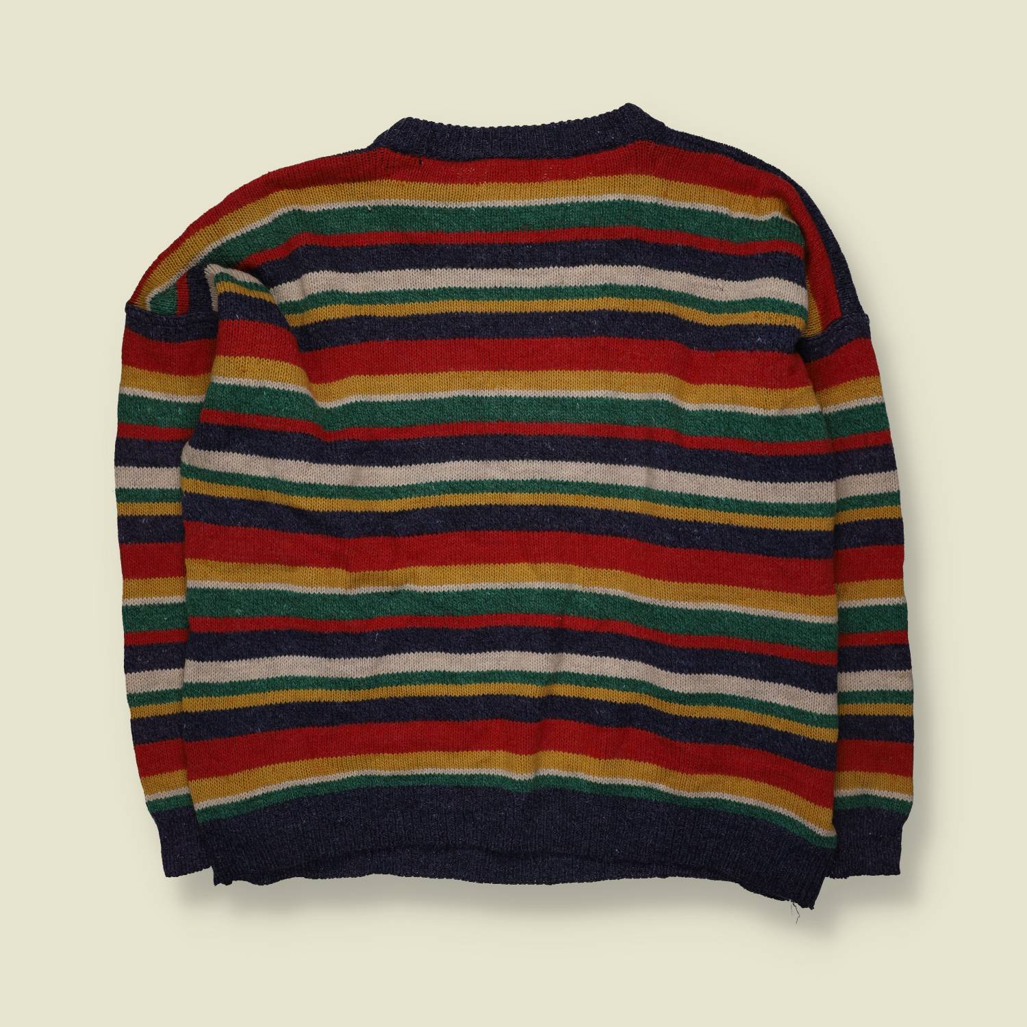 1980s | Invoice | Patterned Knit Jumper | Multi Colour -XXXL