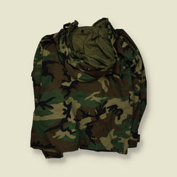 1988–1995 | US Military | Cold Weather Parka | Woodland Camouflage - XXXXL