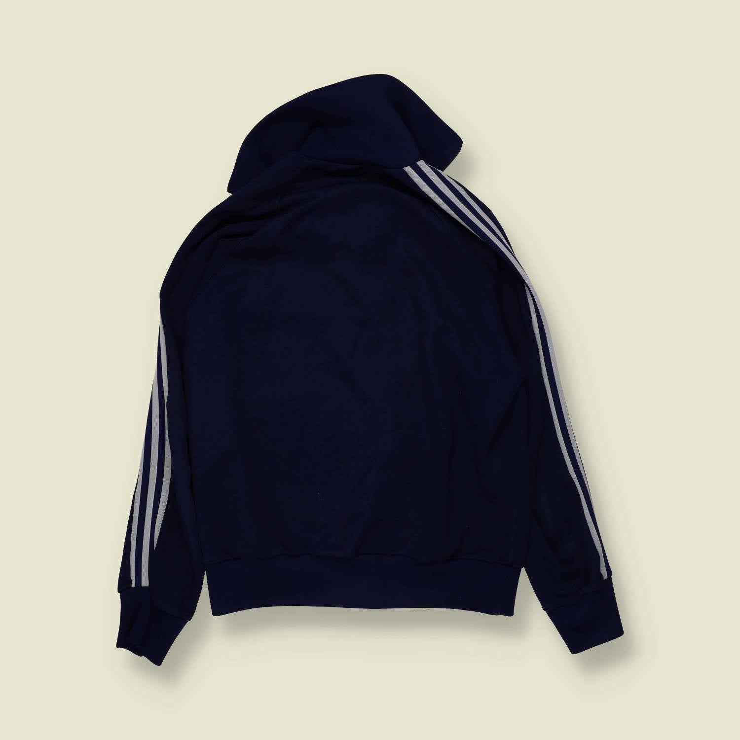 1970s | Adidas Ventex Made In France | Track Jacket | Navy - XXS